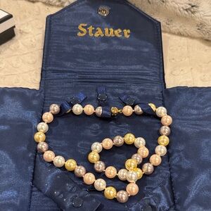 Stauer Multicolor Pearl Necklace